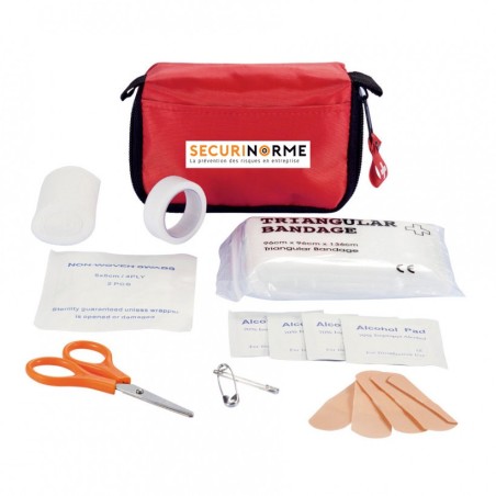 Trousse de secours - Essentiel - 13x9,5x4,5 cm - Nylon