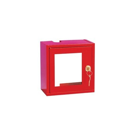 Boîte de secours - Découpe haute et basse pour passage de tuyauterie - L.180 x H.180 x P.100 mm - Métal