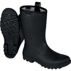 Demi-Bottes de sécurité PVC S5 CI SRC, fourrées pour une protection optimale.