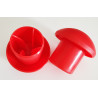 Bouchons de Protection pour Piquet de Chantier - Polypropylène - Lot de 20