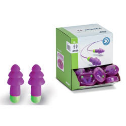 Lot de 50 paires de bouchons d'oreilles réutilisables "Rockets" 30 dB sans cordelette