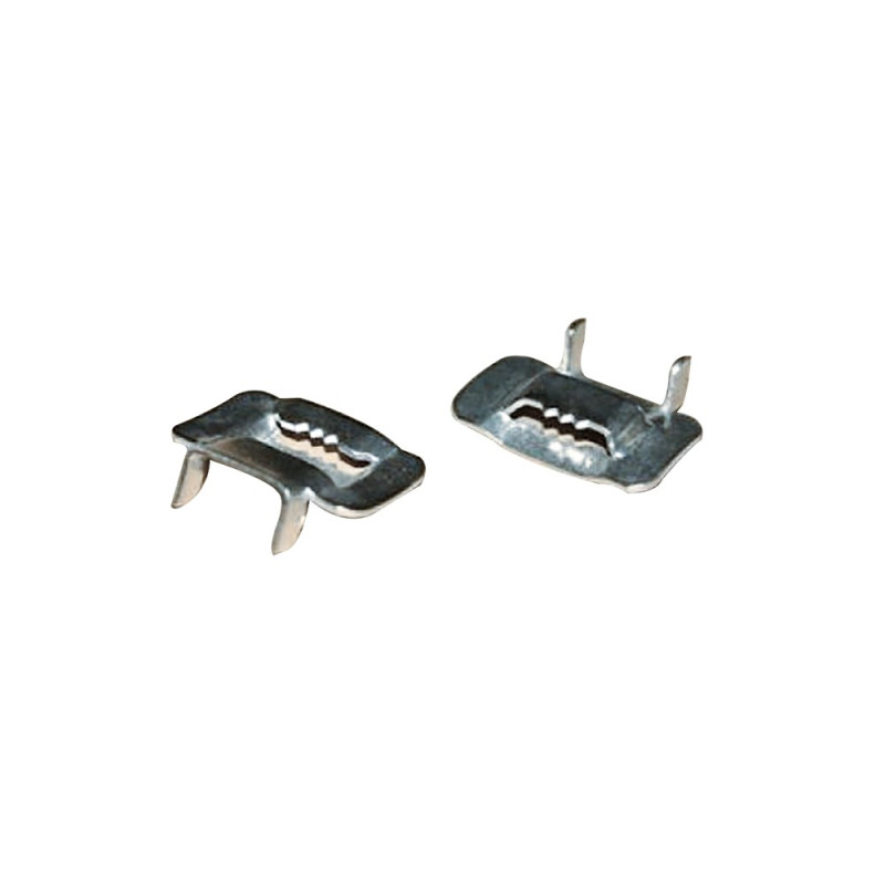 Boucle de fermeture - Pour feuillard - Inox