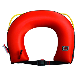 Bouée de sauvetage - Fer à cheval gonflable - Flottabilité 150N - Conforme réglementation 240 Française