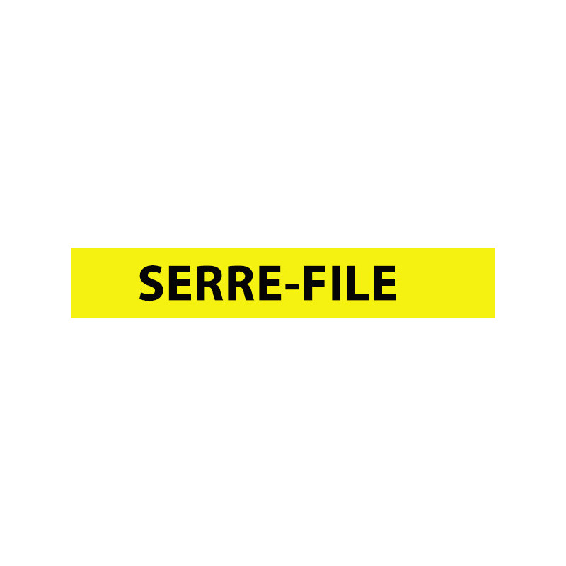 Brassard - Serre-File - auto-enroulant réfléchissant - 340 x 30 mm