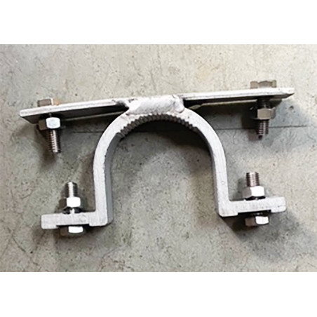 Bride de Fixation - Pour poteau diamètre 60 mm - Aluminium