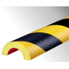 Butoir - Flexible jaune et noir - Longueur 1 m - Mousse polyuréthane expansée