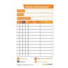 Carnet - Étiquettes de Maintenance Extincteur Color - 70 x 115 mm - Papier Satiné Enlevable - Lot de 50