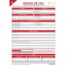 Carnet de formulaires - Permis de feu 50 liasses 3 feuillets - 297x225 mm