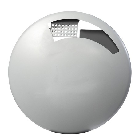 Cendrier mural Eco 0,5 L - Gris métal 3