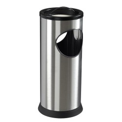 Cendrier/Poubelle Cendri - Inox brossé