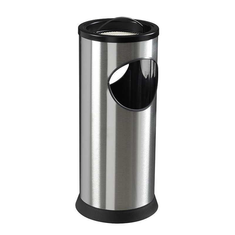 Cendrier/Poubelle Cendri - Inox brossé