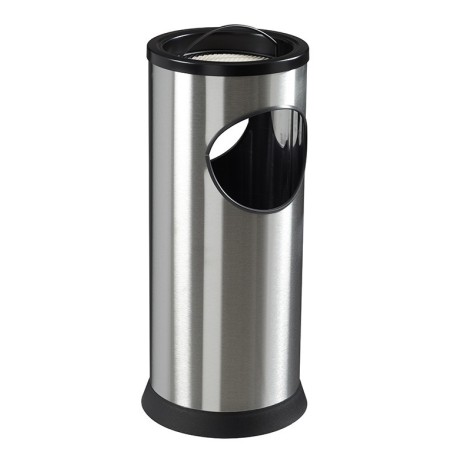 Cendrier/Poubelle Cendri - Inox brossé