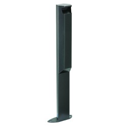 Cendrier sur pied - Kari - 250 x 100 x 960 mm - Acier