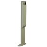 Cendrier sur pied - Kari - 250 x 100 x 960 mm - Acier