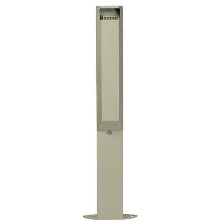 Cendrier sur pied - Kari - 250 x 100 x 960 mm - Acier