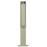 Cendrier sur pied - Kari - 250 x 100 x 960 mm - Acier