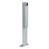 Cendrier sur pied - Kari - 250 x 100 x 960 mm - Acier