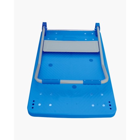 Chariot de manutention pliable - 720 x 490 x 825 mm - Acier et Polypropylène