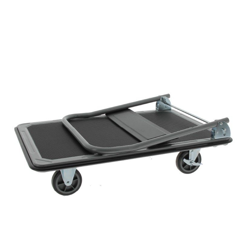 Chariot de transport pliable - Acier, Polypropylène et Caoutchouc - 740 x 480 x 840 mm