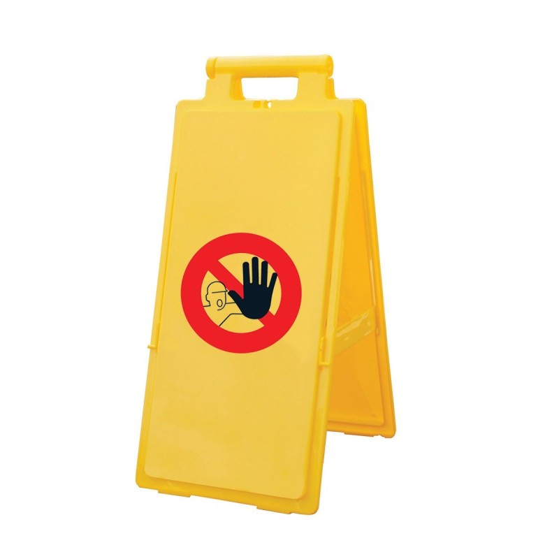 Balise chevalet "Entrée interdite"