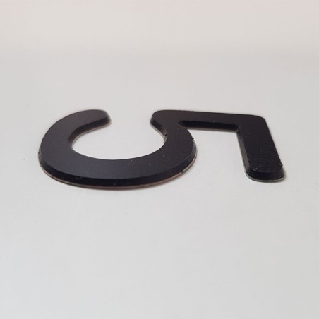 Chiffres en relief adhésif pour plaque de porte 1