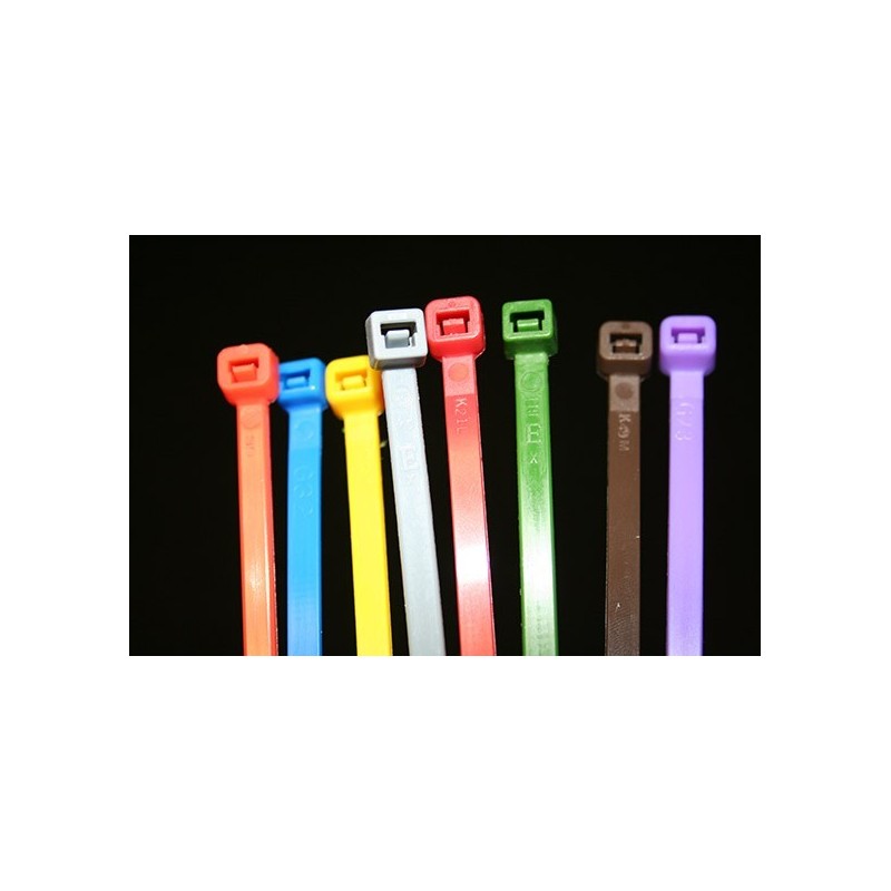 Lot de 100 liens de serrage en nylon de 3.6mm de large