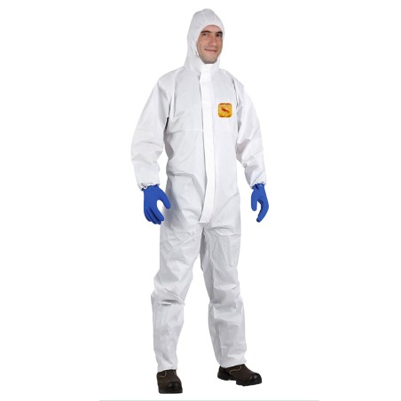 Combinaison de protection à retard de feu avec capuche - Taille L et XL - Type 5/6