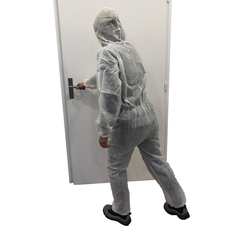 Combinaison de protection jetable - à capuche - XL - Polypropylène non tissé