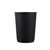Lot de 4 corbeilles à papier - 40 L - Noir