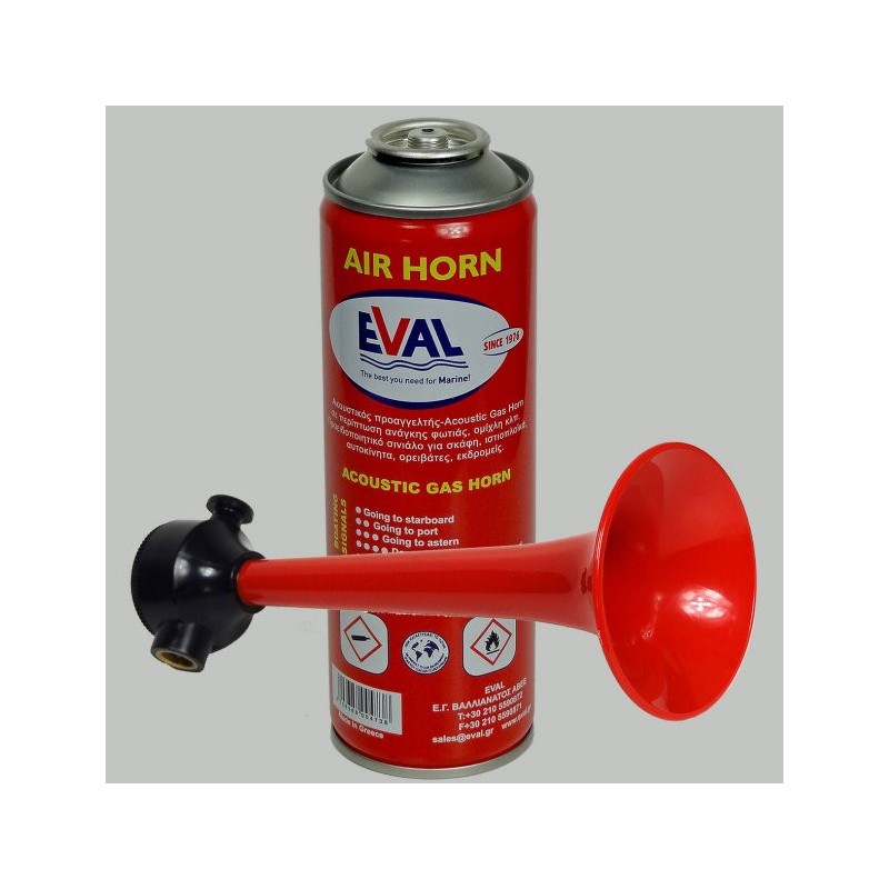 Avertisseur sonore à gaz avec cartouche