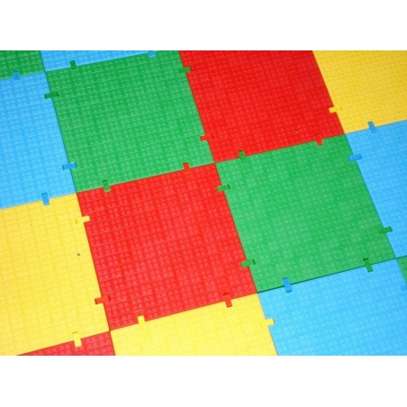 Dalles de sol sécurisées DALLE en gris pour aire de jeux enfants