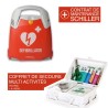 Pack Secours DAE, coffret secours, contrat de maintenance