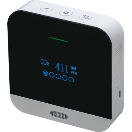 Détecteur de CO2 - Alerte sonore et visuelle, écran OLED - 95 x 95 x 26 mm