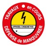 Disque Aimanté - Travaux en Cours, Défense de Manoeuvrer
