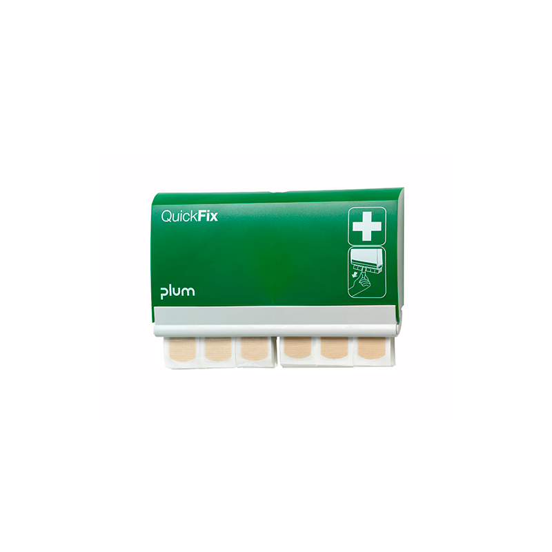 Distributeur de pansements - QuickFix® UNO - Marquage CE - Dimensions Distributeur: L.130 x l.230 x h.32 mm