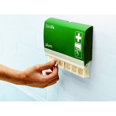 Distributeur de pansements - QuickFix® UNO - Marquage CE - Dimensions Distributeur: L.130 x l.230 x h.32 mm