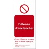 Étiquettes - Défense d'enclencher - Polyester Souple