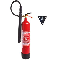 Extincteur - CO2 5kg - Feux classes B et E - Rechargeable