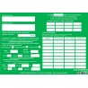 Fiche de vérification - Échafaudage neutre - A4 - Plastifiée
