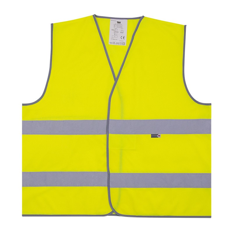 Le gilet de sécurité jaune "EVACUATION" est un modèle de haute visibilité utilisé pour identifier rapidement les responsables d'