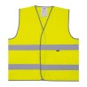Le gilet de sécurité jaune "EVACUATION" est un modèle de haute visibilité utilisé pour identifier rapidement les responsables d'