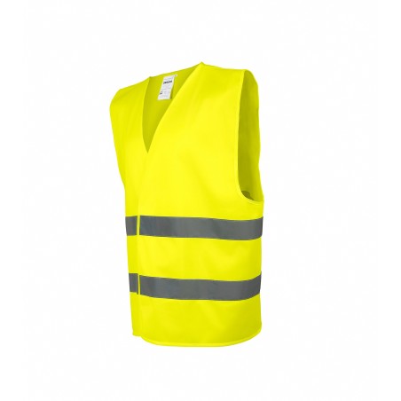 Gilet de sécurité - 2 bandes rétro-réfléchissantes - Polyester