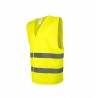 Gilet de sécurité - 2 bandes rétro-réfléchissantes - Polyester