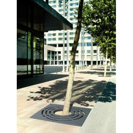 Grille d'arbre - Taulat - Compatible Normes PMR - Acier