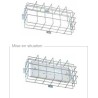 Grille de protection pour bloc autonome anti-panique