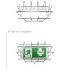 Grille de protection pour bloc autonome évacuation