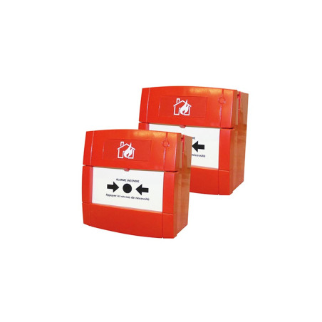Kit Alarmes - Type 4 secteur 3 boucles avec DM et sirènes intégrées - NFS 32001