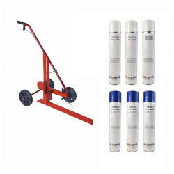 Kit complet peinture traçage sol professionnel