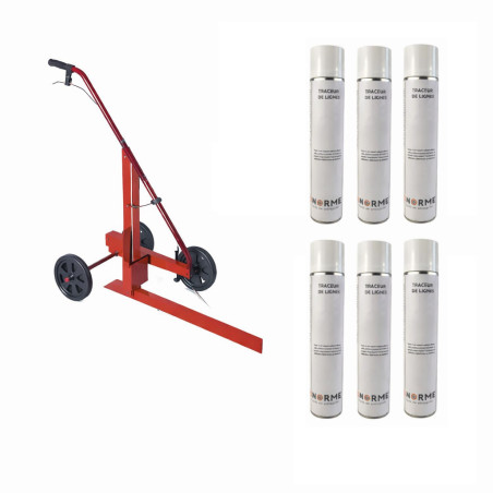 Kit complet peinture traçage sol professionnel