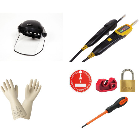 Kit habilitation électrique - pour interventions basse tension - protection et sécurité электроcompagnіe